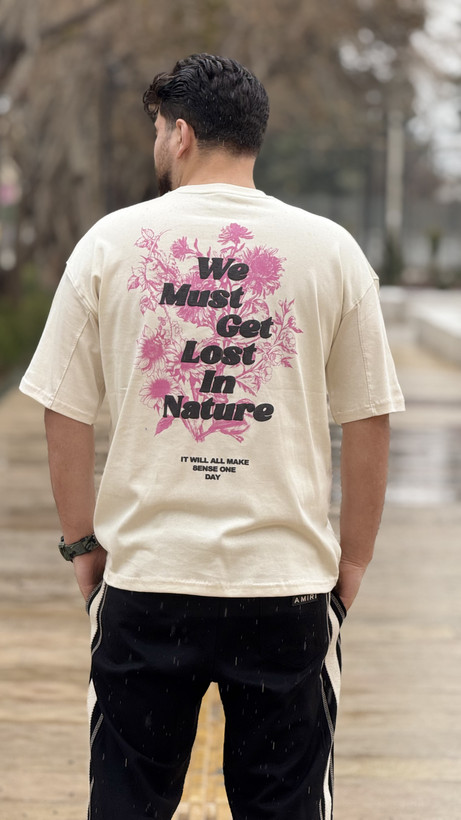 تیشرت پارچه ماکان رنگ سفید