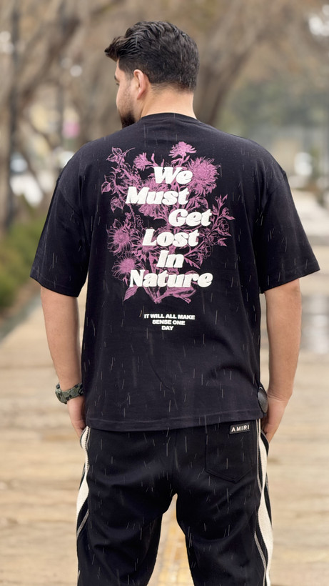 تیشرت پارچه ماکان رنگ مشکی