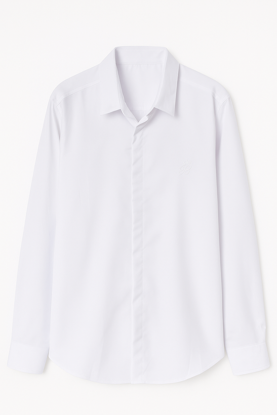 پیراهن دوشین رنگ سفید