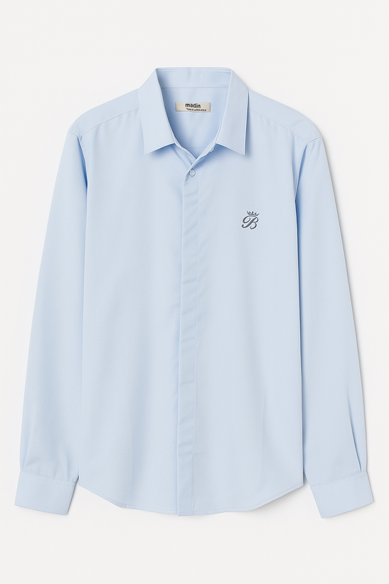 پیراهن دوشین آبی روشن