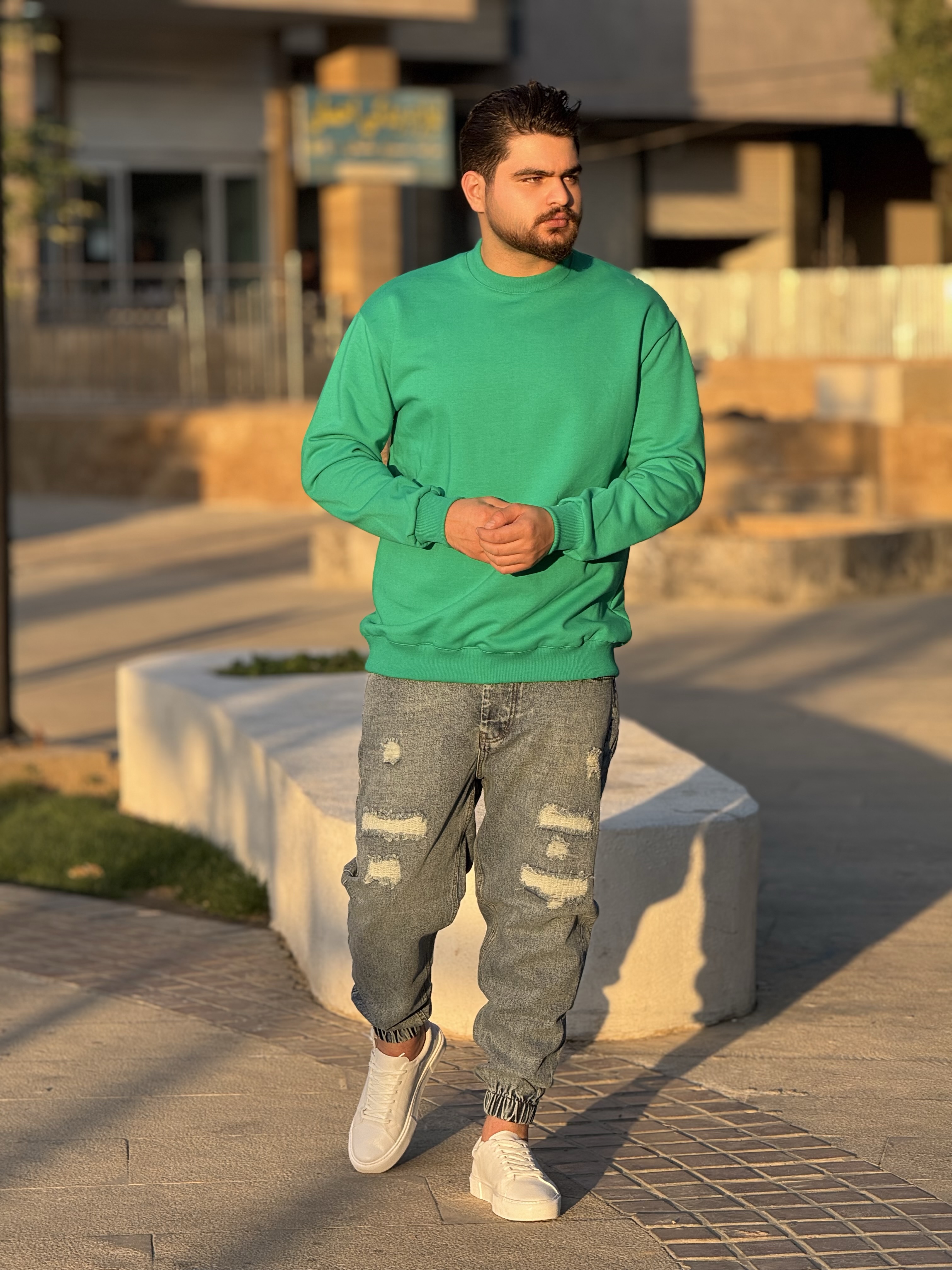 دورس بیسیک پارچه سه نخ رنگ سبز