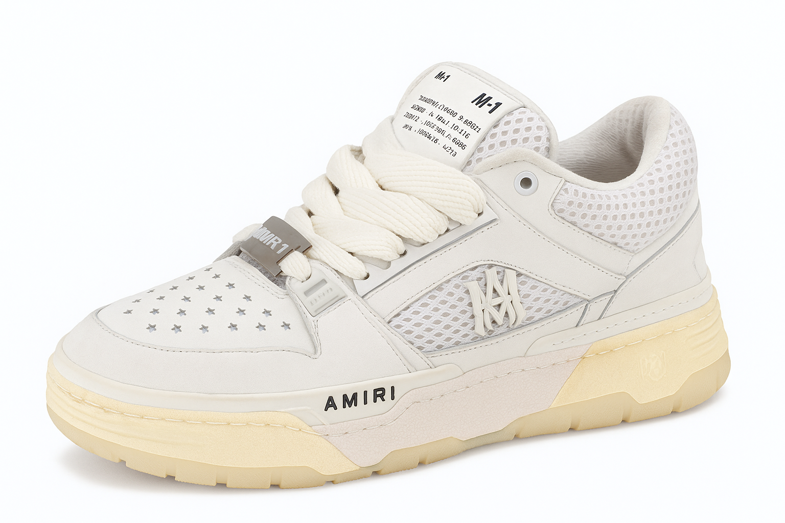 کفش امیری لژ بلند مردانه رنگ سفید