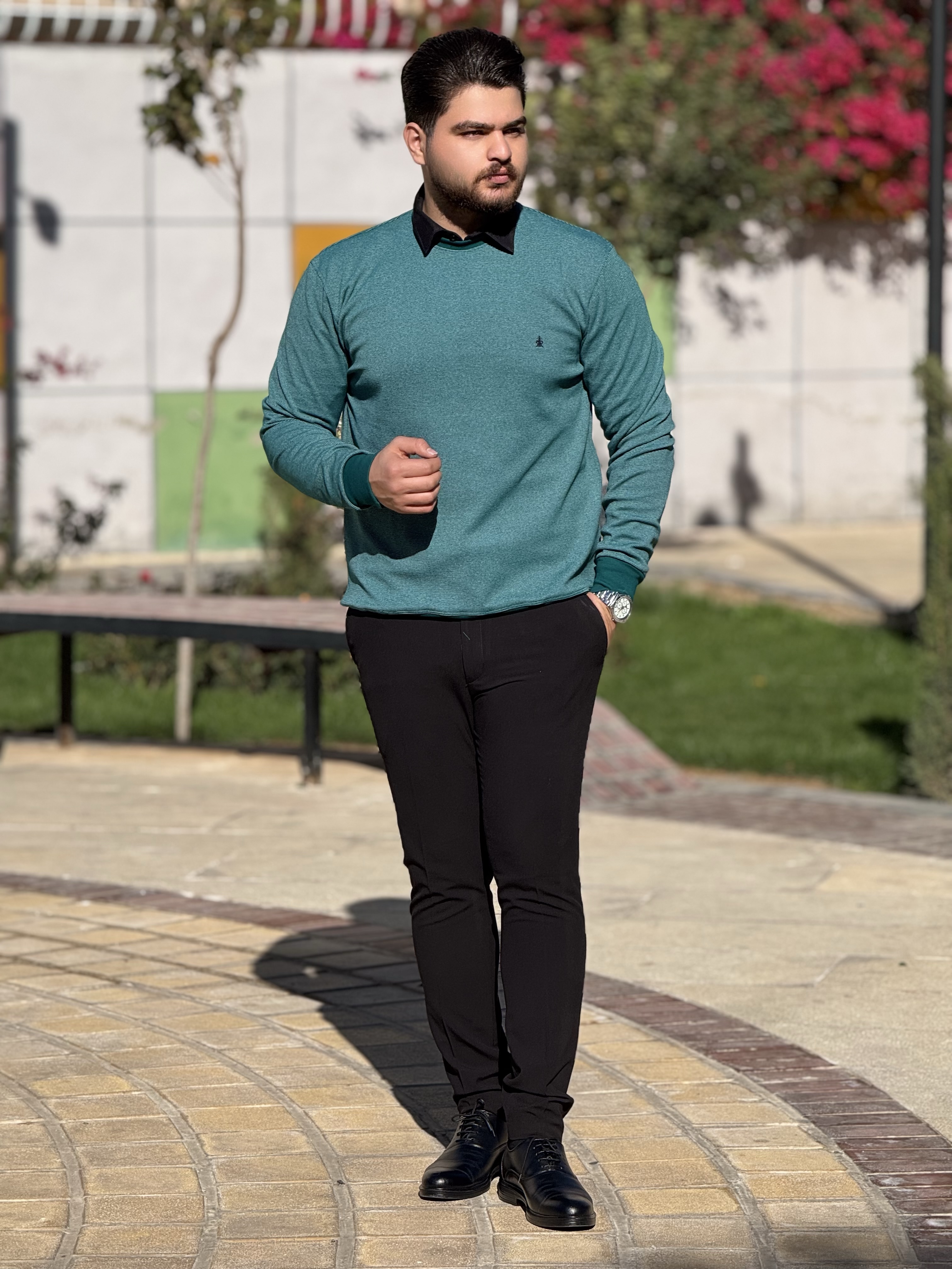 دورس کلاسیک پارچه تمام ترک رنگ سبز